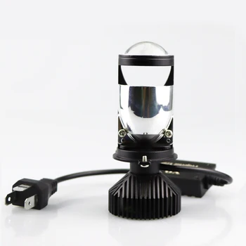1 Pāris H4 Augstu Spilgtumu LED Mini Objektīva Auto Spuldzes 16000LM Conversion Kit Augsta/Zema Gaismas Lukturu 12V24V Auto Piederumi 0