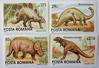 4 GAB. Rumānija Pasta Zīmogs,1993. Gada,Dinozaurs, Zīmogi,Dzīvnieku Zīmogs,Augstas Quaility, Nekustamā Oriģinālu,Jaunu Zīmogu,MNH