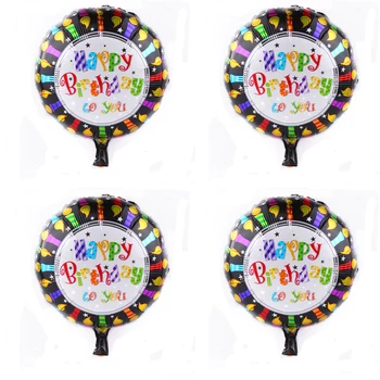 5gab 18 collu dzimšanas dienas svinības balonu svece kūka alumīnija folija baloni, bērnu dzimšanas dienas svinības dekorēšana, baloni,
