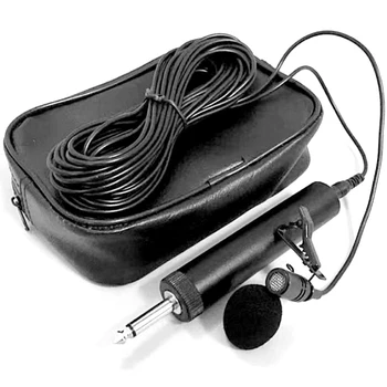 6,5 mm Mikrofons Mic par Erhu Saksofons, Vijole Mūzikas Instrumentu Videi Draudzīgu Lavalier Atloks, Micro