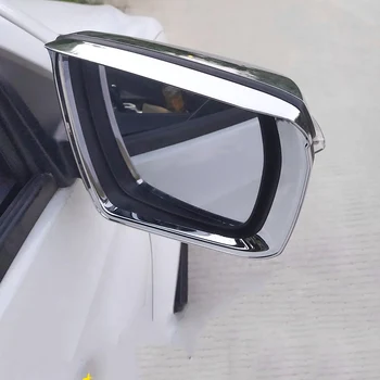 ABS Chrome Ārējie Piederumi auto sānu durvis atpakaļskata spogulī, lietus uzacu uzlīme vāka apdare priekš Mazda BT-50 BT50 2021 2022