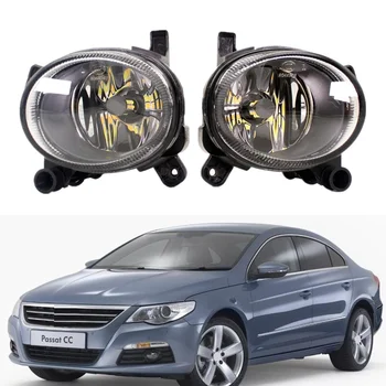 Auto LED Gaismām, VW CC 2008 2009 2010 2011 Priekšējais Bamperis Miglas lukturu Tālās Gaismas Ar LED Spuldzēm 0