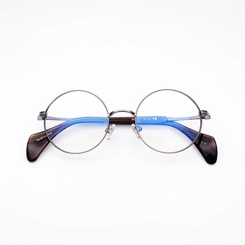 Belight Optisko Celuloīda Roku Darbs Amatniecības Sievietes Vīrieši Recepšu Kārta Vintage Retro Brilles Briļļu Ietvaru Briļļu 3651