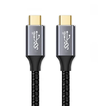 CYSM Xiwai USB 3.1 Tips-C USB-C Vīriešu USB-C Vīriešu 10Gbps 100W Datu Kabeli ar E-marķieri for Laptop & Tālruni
