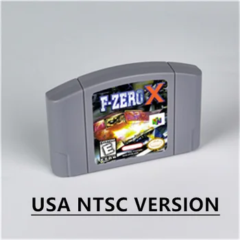 F-Zero X 64 Bitu Spēle, Kārtridžu ASV Versija NTSC Formātā