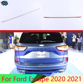 Ford Escape Kugas 2020 2021 Auto Piederumi Nerūsējošā Tērauda Aizmugures Boot Durvis, Bagāžnieka Vāks Vāciņš Melns, Tailgate Rotāt Piederumi