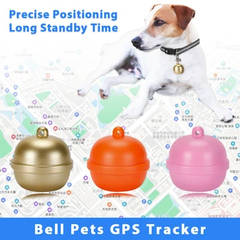 Gps izsekošanas Pet Suns, Kaķis Pozicionēšanas Apkakles Bell GPS Tracker Anti-zaudēts Signāls Frāzi Bezvadu Soma, Maks, Atslēgu Meklētājs Meklētājs