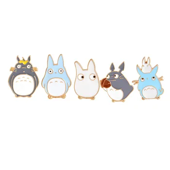 Gudrs Totoro Pin 2022 Jaunu Japāņu Anime Dedzīgs Prom Broša, Cepure, Apģērbs, Skolas Soma Apdare Rotaslietas bērniem Ziemassvētku Dāvanu