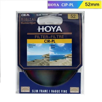 HOYA CPL Filtru 52mm Cirkulārās Polarizācijas CIR-PL SLIM CPL Polarizatoru Aizsardzības Objektīva Filtru Nikon Canon Sony Objektīvs