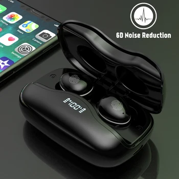 Ir 2021. Jaunu Bezvadu Bluetooth Austiņas 6D Trokšņa Samazināšanas Austiņas Touch Kontroli Mūzikas Austiņu 1200mAh Par Tālruni Ar Mikrofonu