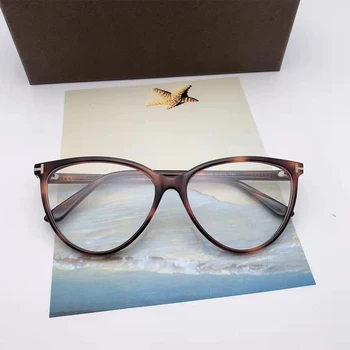 Jauno Modes Cat Eye Sieviešu Retro Brilles Optiskās Brilles Acetāta Rāmji oculos de sol feminino