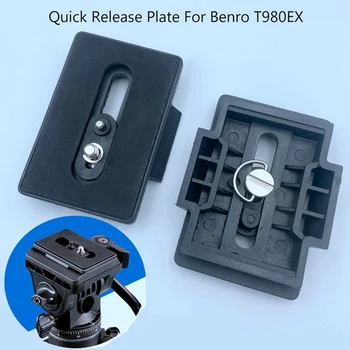 Kameru, Quick Release Plate Ar 1/4 Skrūves Stiprinājums Benro T980EX DSLR Kameras Digitālās Fotokameras Videokameras