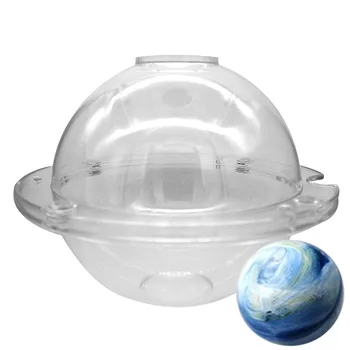 Karstā Pārdošanas Polikarbonāta Šokolādes Bumbu Pelējuma Lielu 3D Bumba Kūka Pelējuma Virtuves DIY Rīku 14/18 cm Diametrs