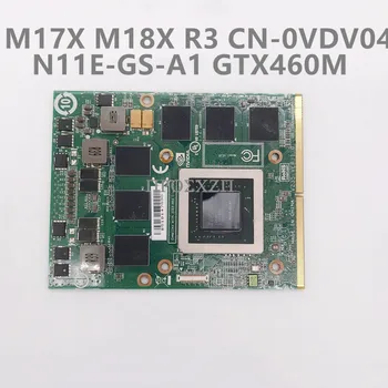 KN-0VDV04 0VDV04 VDV04 Augstas Kvalitātes M17X M18X R3 Klēpjdatoru, Pamatplate (Mainboard Ar N11E-GS-A1 GTX460M GPU 100%Strādā Labi