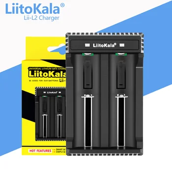 LiitoKala Lii-L2 18650 akumulatoru lādētāju 3,7 V 26650 21700 20700 20650 18500 18490 18350 CR123A Uzlādējamo Akumulatoru Lādētāju