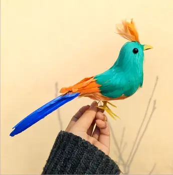 putas& spalvas, mākslīgo putnu 22 cm spalvas putnu modeli,dārza dekorēšanai rotaļlieta w0772