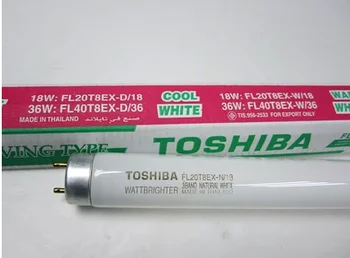 Sākotnējā TOSHIA Toshiba Trīs-viļņa Inspekcija, Krāsu Lampas FL20T8EX-N/18 Dienas Baltās Dienasgaismas Lampas