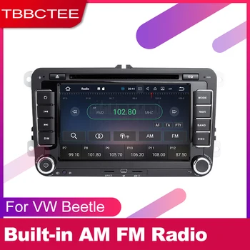 TBBCTEE 2 DIN Auto DVD Atskaņotājs, GPS Navi Navigācijas Volkswagen VW Beetle 2011~2018 Auto Android Multimediju Sistēmu Ekrāns Radio