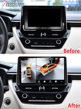 TOYOTA Corolla E210 Līdz 2018.~2021 Auto Multimediju GPS Navigācijas NAVI Spēlētājs CarPlay 360 BirdView 3D