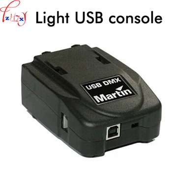 USB DMX kontrolieris skatuves gaismas 1024CH USB kontroles posmā apgaismes iekārtu, gaismas vadības konsole DC9-12V 1GAB.