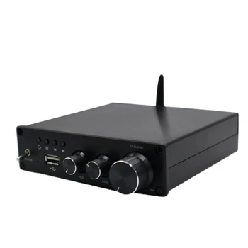 VĒJŠ Infineon MA12070 80W*2 Jaudas Audio Pastiprinataju D Klases Bluetooth 5.0 USB Treble un Bass Stereo Skaņas Skaļruņu HiFi Amp