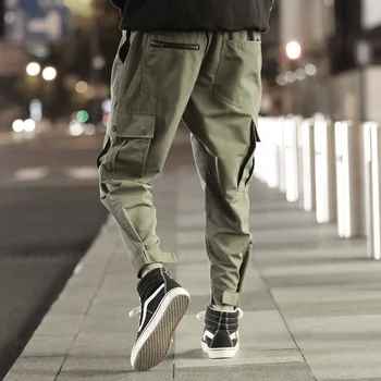 Vīrieši 2023 Vienkāršā Gadījuma Bikses Joggers Slim Fit Cilvēks Drēbes Ar Elastīgo Aproci Apģērbu Pantalon Hombre Bikses