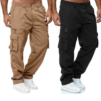 Vīriešu Kravas Bikses Vīriešu Ikdienas Multi Kabatas Militāro Liela Izmēra Taktiskās Bikses Vīriešu Outwear Armijas Taisni Ziemas Bikses Bikses