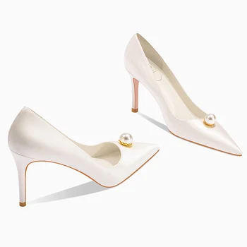 Arden Furtado pavasarī ir 2021. modes sieviešu kurpes norādīja toe Sekla muti augstpapēžu kurpes augstpapēžu kurpes Zīda elegants Svētkos kāzu kurpes 1
