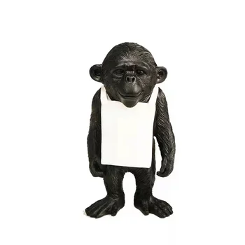 Banksy Mērkaķis Zīme Moderns Orangutan Skulptūru Mēbeles Ornaments 3