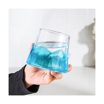 300ML Radošo Kalnu Forma Japāņu Stikla Kausa Sulas, Tējas Win Kafijas Krūze Dzeramā Viskija Glāzi 4