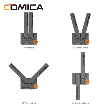 COMICA Traxshot Super Cardioid Transformējamu All-in-One Shotgun Mic,Universālu Kameru un Viedtālrunis 4