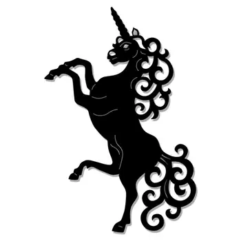 Jauns Skaists Veida Unicorn Dzīvnieku Amatniecības 2022 Metāla Griešanas Mirst Scrapbooking un AMATNIECĪBAS Karti, Padarot Spiešanu Pelējuma Nav Markas 4